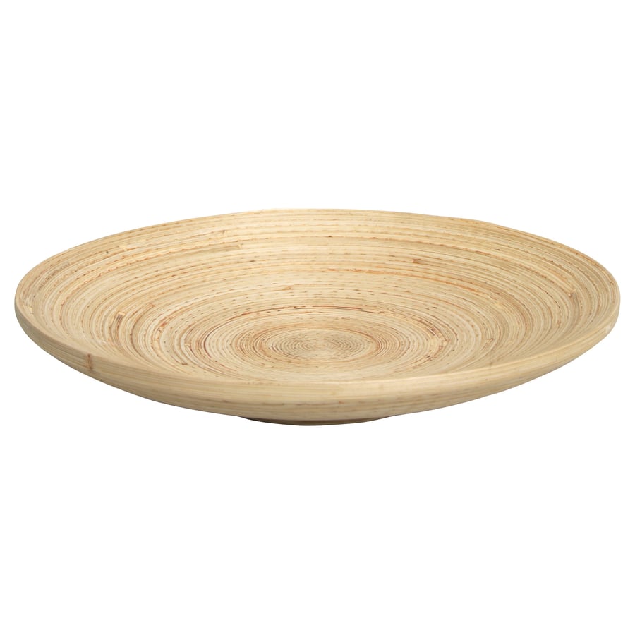 IKEA HULTET Bamboo Decoration Dish,30cm