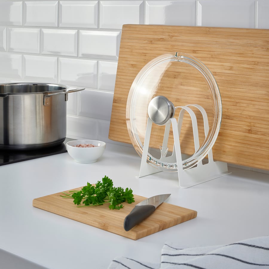 AVSTEG Cutting Board /Lid Stand 14cm white by IKEA