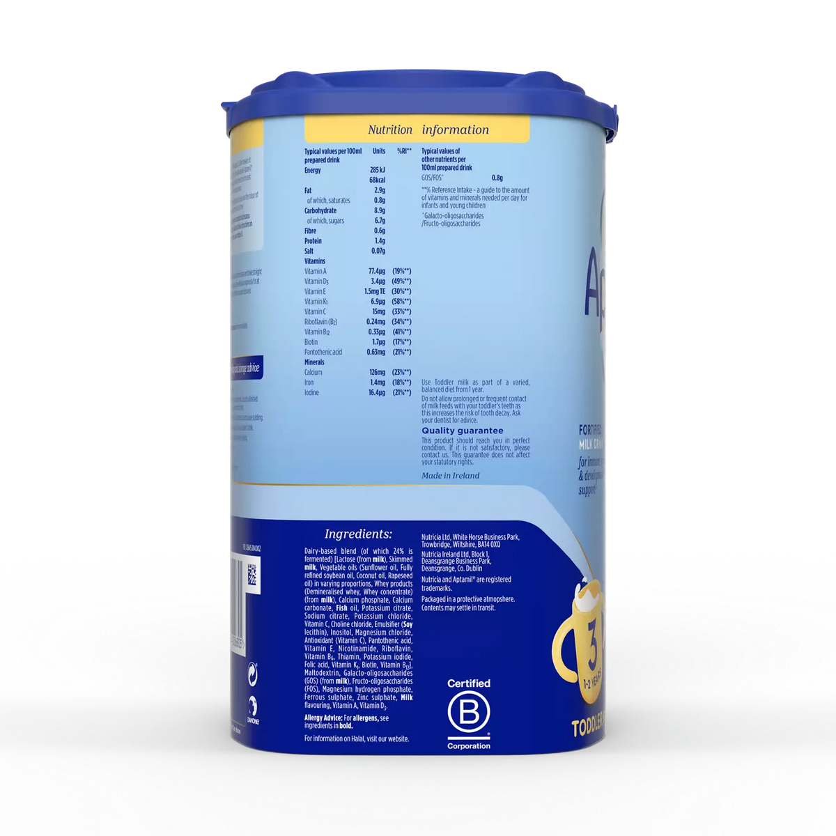 Aptamil Toddler Milk 3 , 1+ (800g) UK single at Beks Ghana