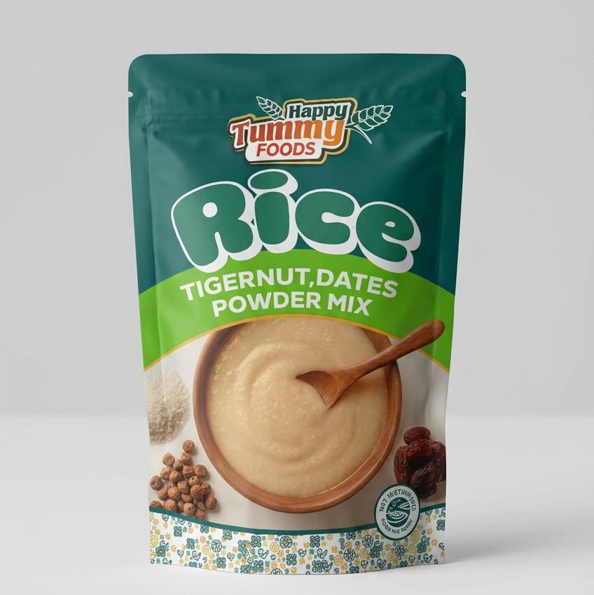 Happy Tummy Foods Rice Tigernut, Dates Powder Mix