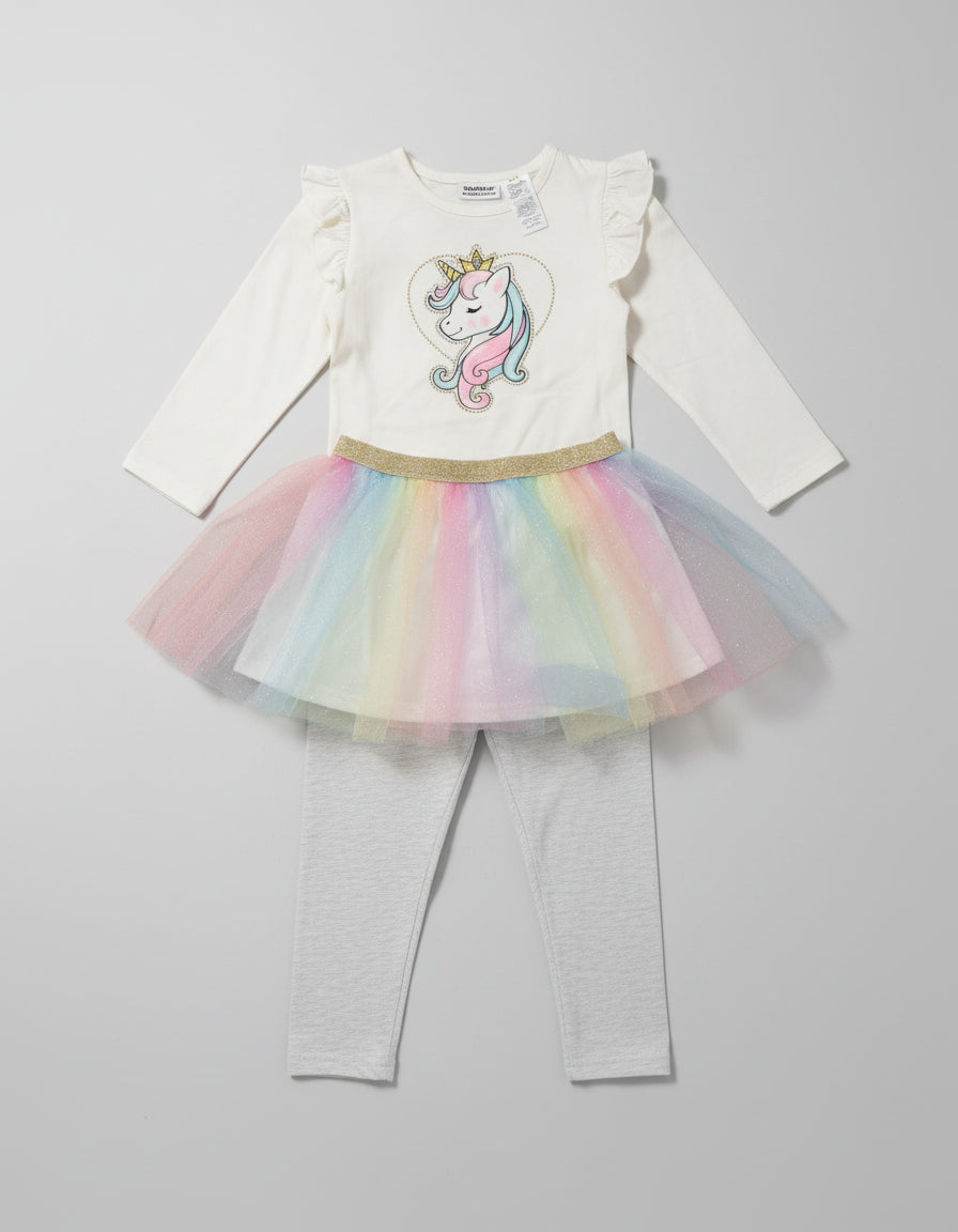 Blueber Boulevard ( girls dress) 2 piece set ( long sleeve)