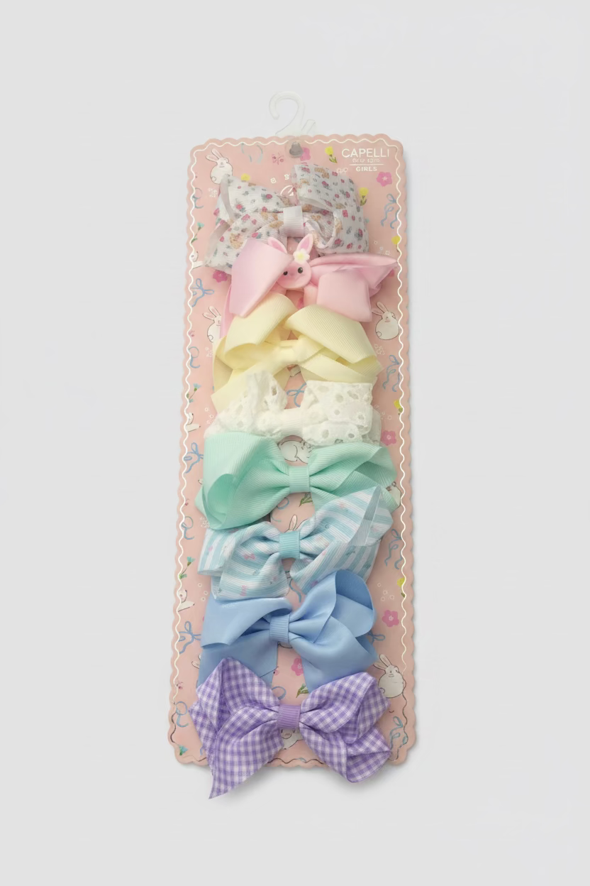 Capelli New York Girls 8 piece Bow Collection