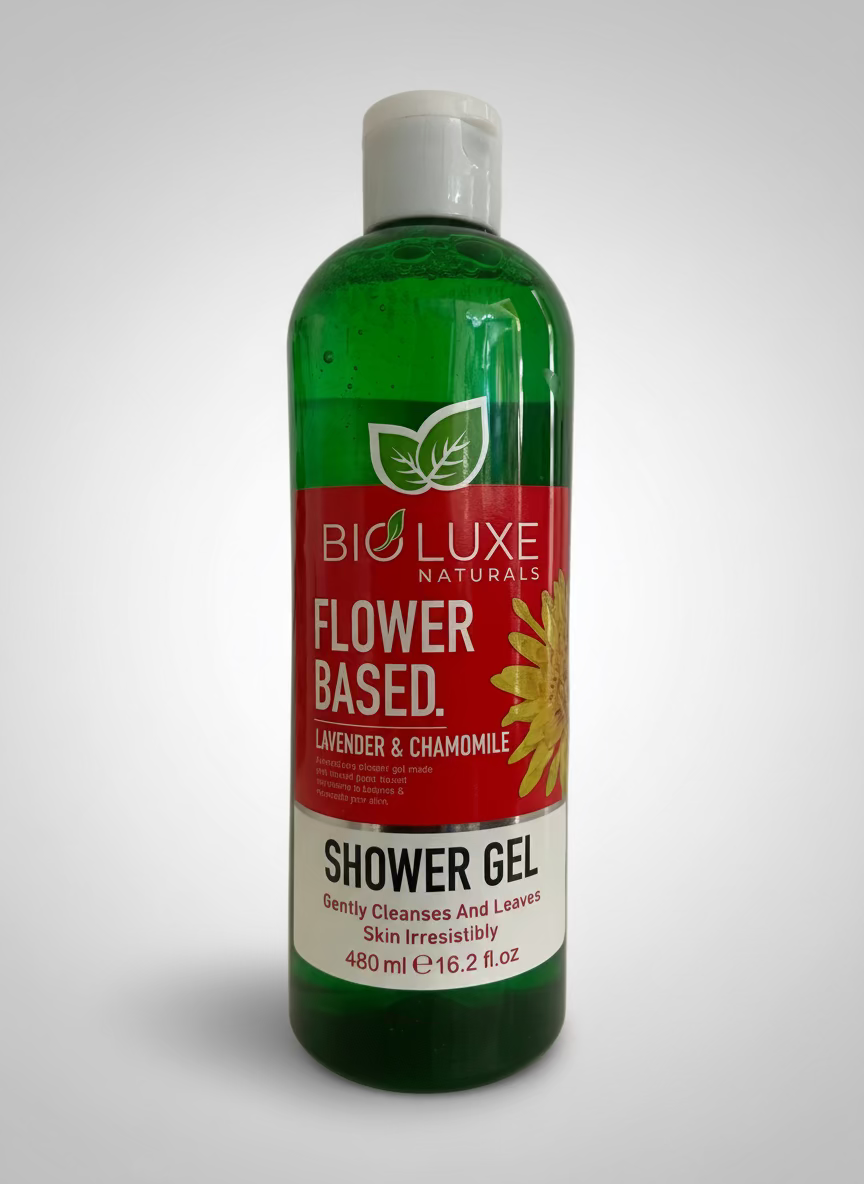 Bioluxe Flower Based Lavender & Chamomile Shower Gel 480ml