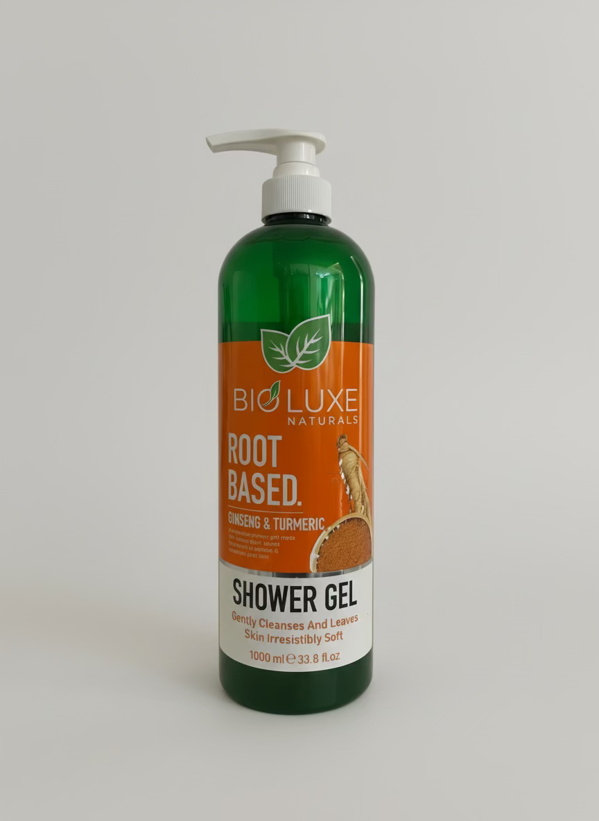 Bioluxe Root Based Ginseng & Tumeric Shower Gel 1000ml