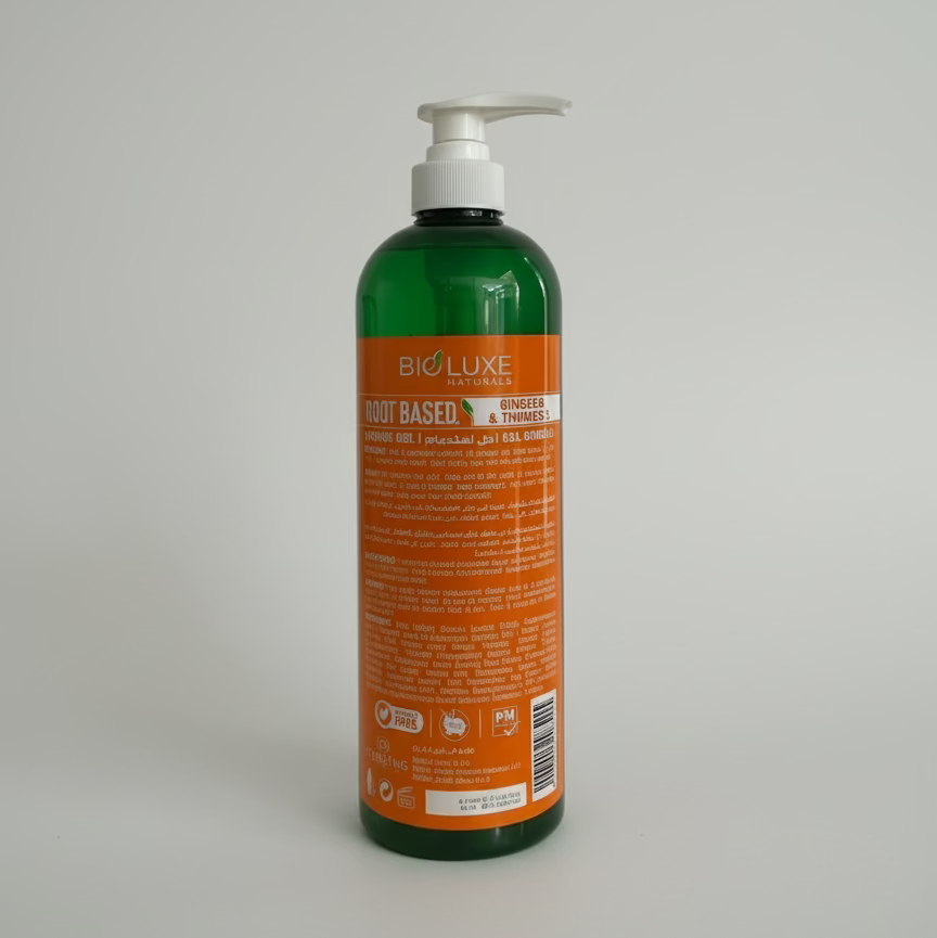 Bioluxe Root Based Ginseng & Tumeric Shower Gel 1000ml