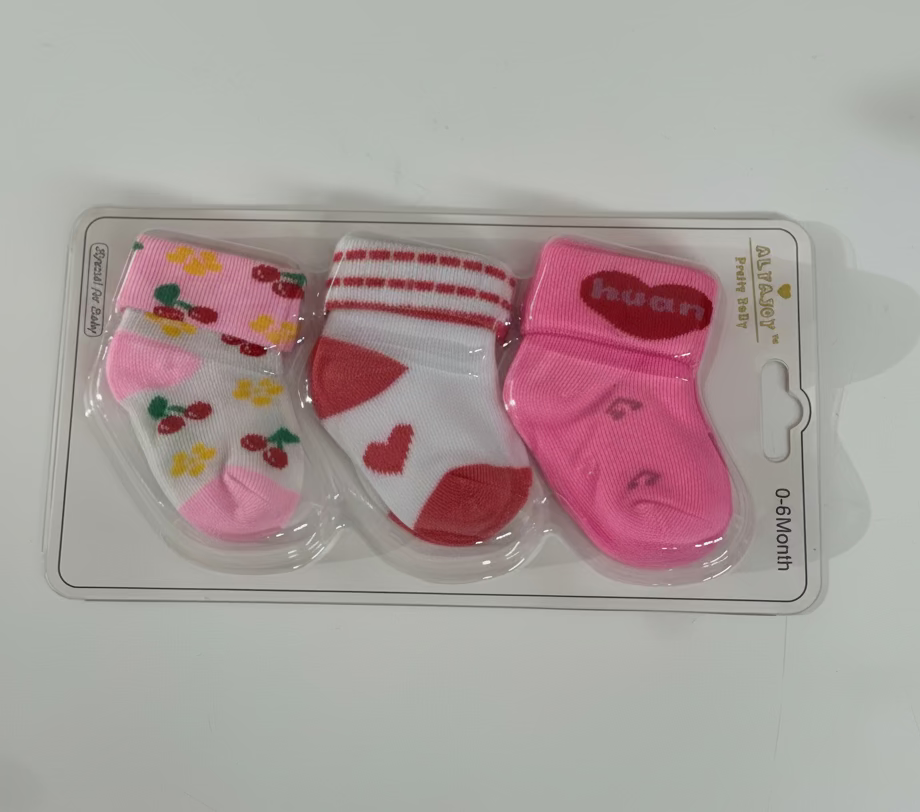 Alyajoy Pretty baby 9 pairs of boys socks 0-6 month