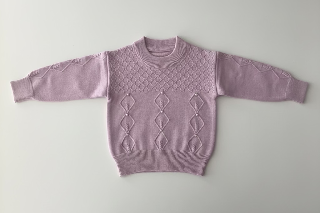 Small Budding Image Kids Cardigan