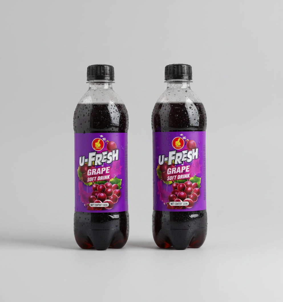 U-Fresh Grape Soft Drink 350ml