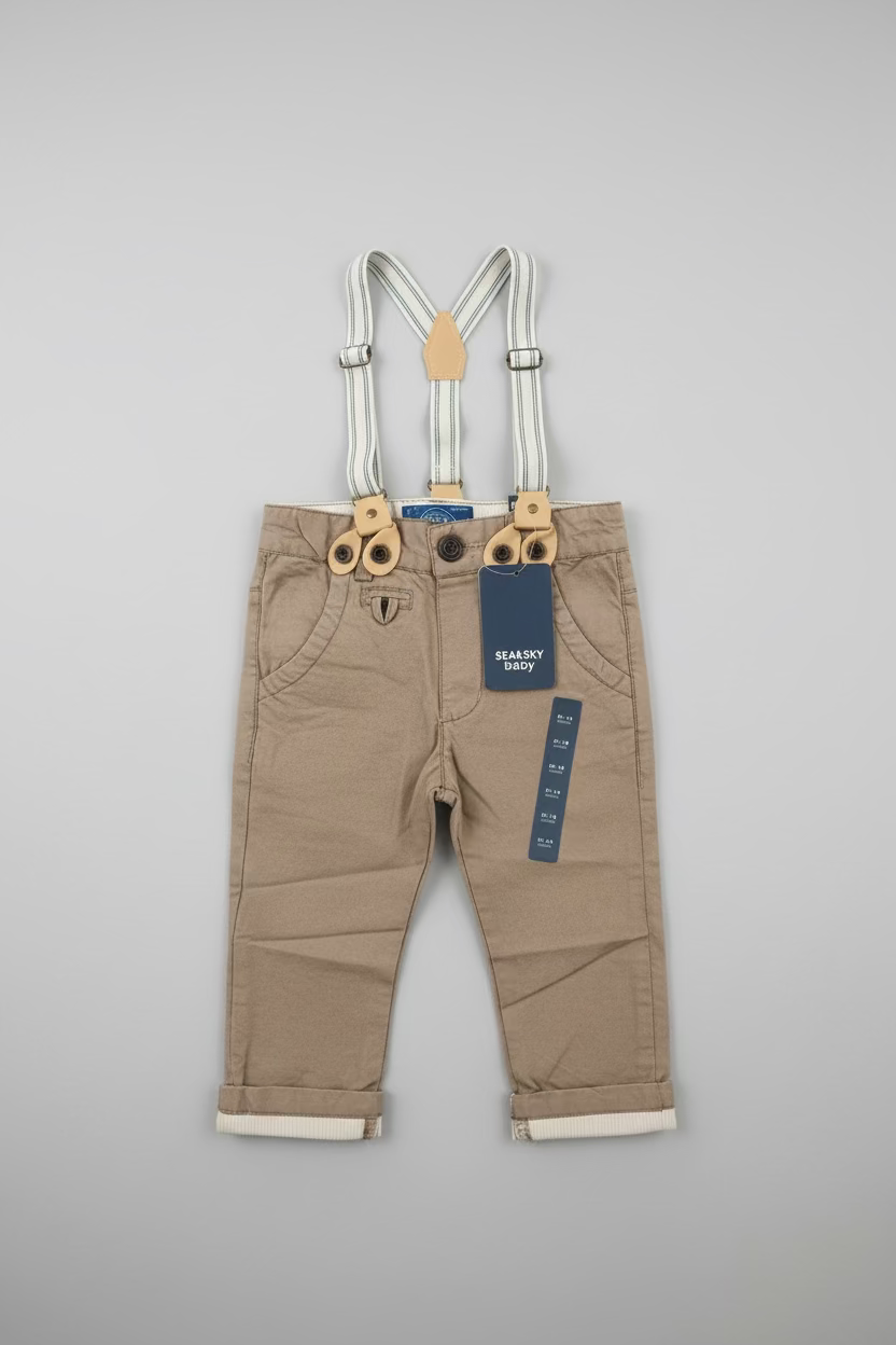 Sea & Sky Boys Trouser with Suspenders