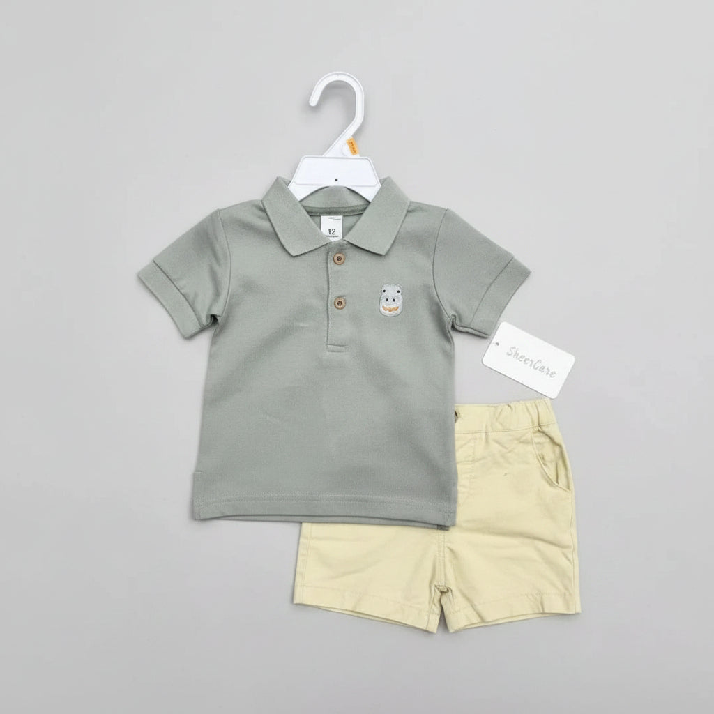 Sheer Care Boy's 2 piece (Lactose & Shorts)