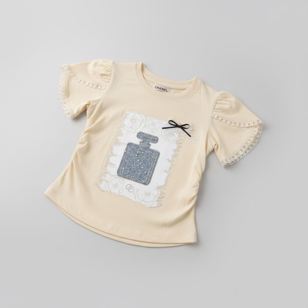 Deqpo Girls 2-piece( Top & Shirt)
