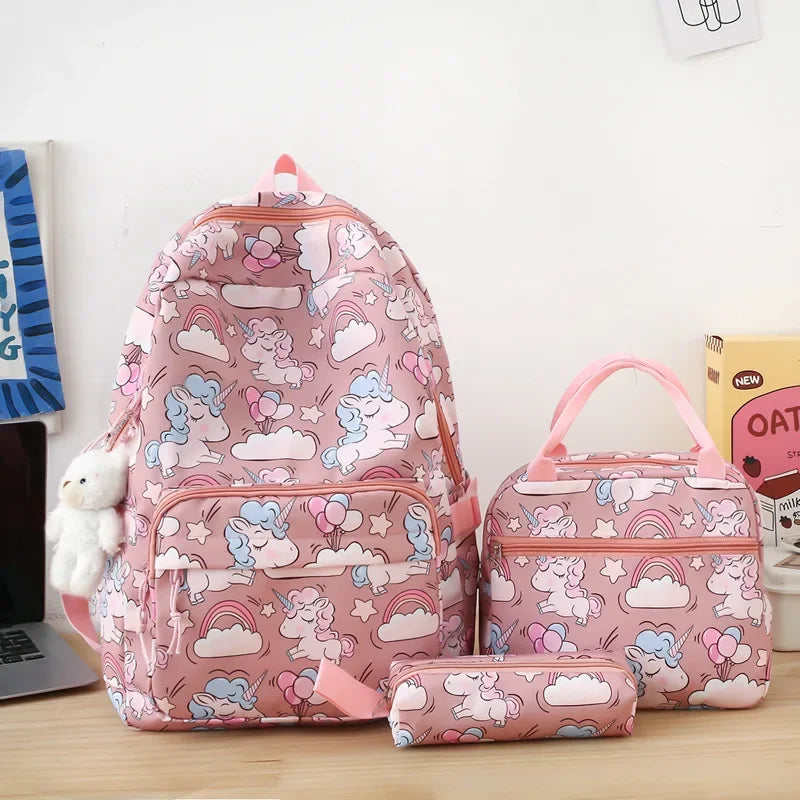 School Bag Set (Backpack, Lunch Bag, Pencil bag)