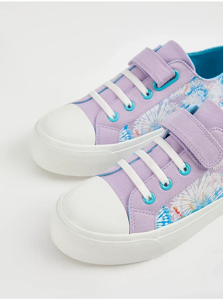 Disney Stitch at George Tie Dye Flatform Trainers