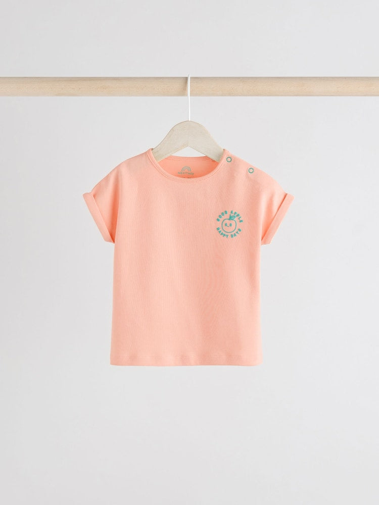 Next Baby Bright Fruit Tops and Shorts Set 6-piece 3-6months
