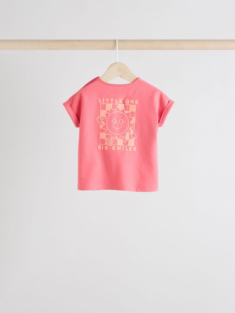 Next Baby Bright Fruit Tops and Shorts Set 6-piece 3-6months