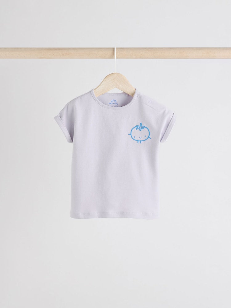Next Baby Bright Fruit Tops and Shorts Set 6-piece 3-6months