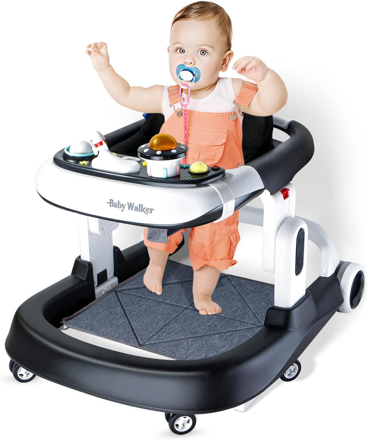 HIUME Baby Walker, height adjustable with music