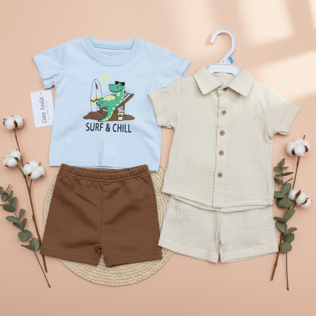 Cute Koala Baby Boy 4 piece Set