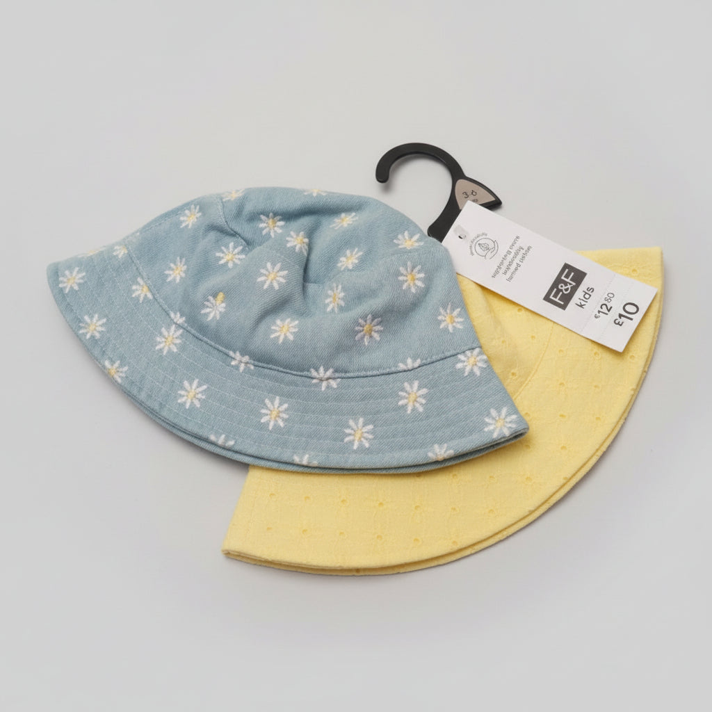 F&F Kids Baby Hats 2 Sets