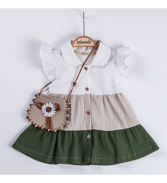 Bebezade Girls Dress + Cute Bag