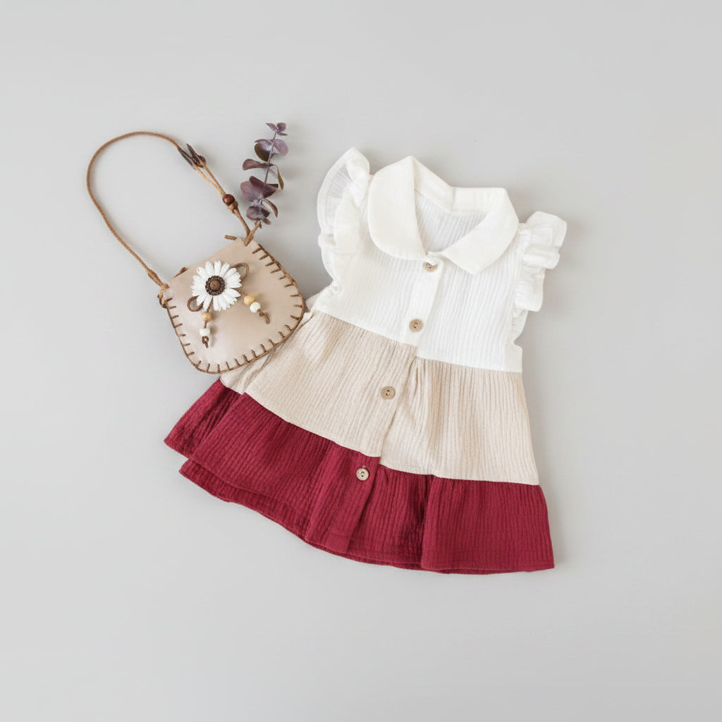 Bebezade Girls Dress + Cute Bag