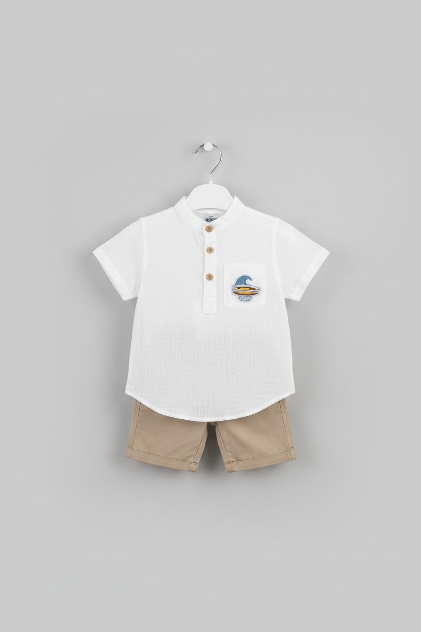 Babyland Boy's 2-Piece Set(Shirt & Trouser)