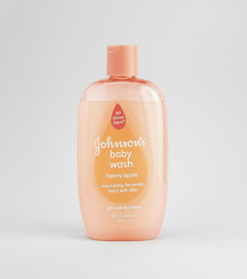 Johnson's wash honey apple (443ml) Single – hygiene and toiletries product image