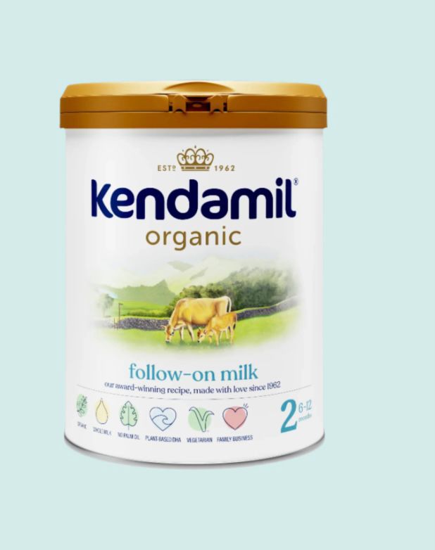 Kendamil organic milk 2 800g packaging - available at Beks Ghana