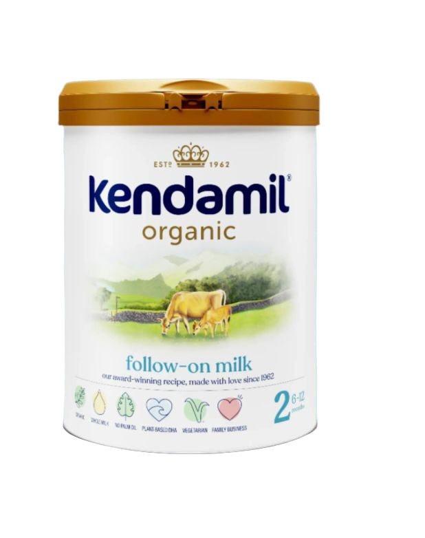 Kendamil organic milk 2 800g packaging - available at Beks Ghana