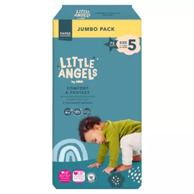Little Angels Jumbo Pack Diapers Size 5, 72 pieces - Beks Ghana