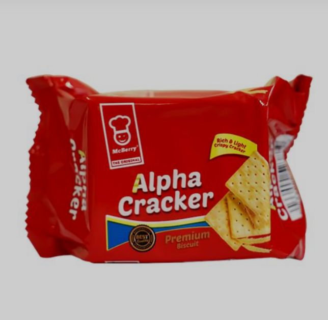 Mcberry alpha cracker product photo – Buy online at Beks Ghana