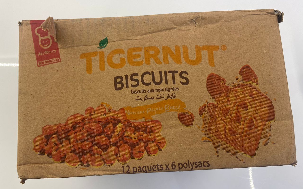 Mcberry tigernut biscuits box product photo – Buy online at Beks Ghana
