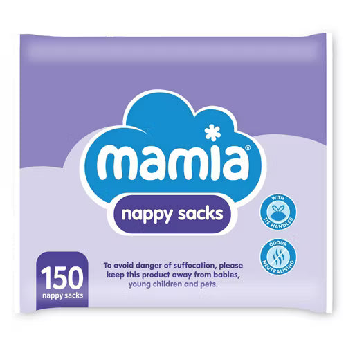 Mamia Nappy Sacks (150 nappy sacks)