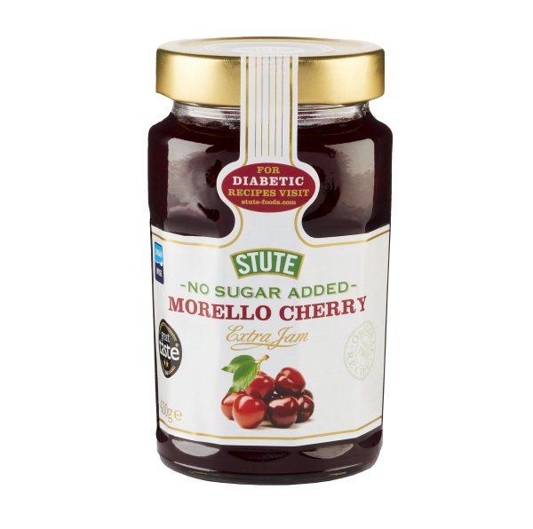 Stute No Sugar Added Morello Cherry Extra Jam 430g