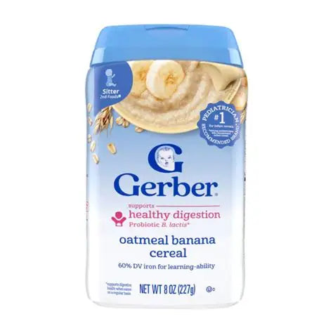 Gerber Oatmeal Banana Cereal 227g