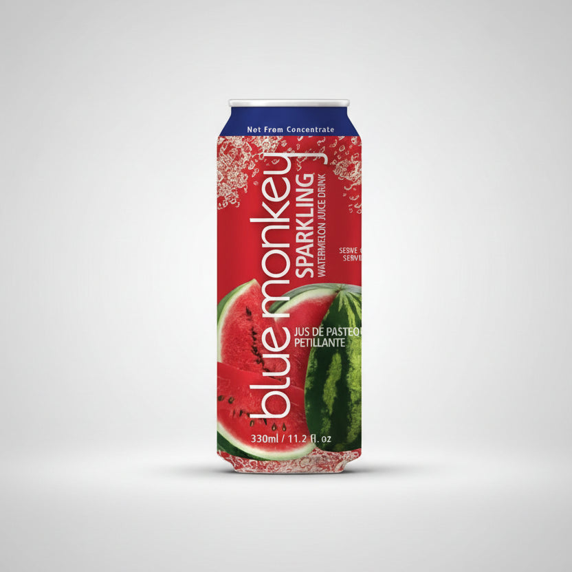 Blue Monkey Sparkling Watermelon Juice Drink 330ml