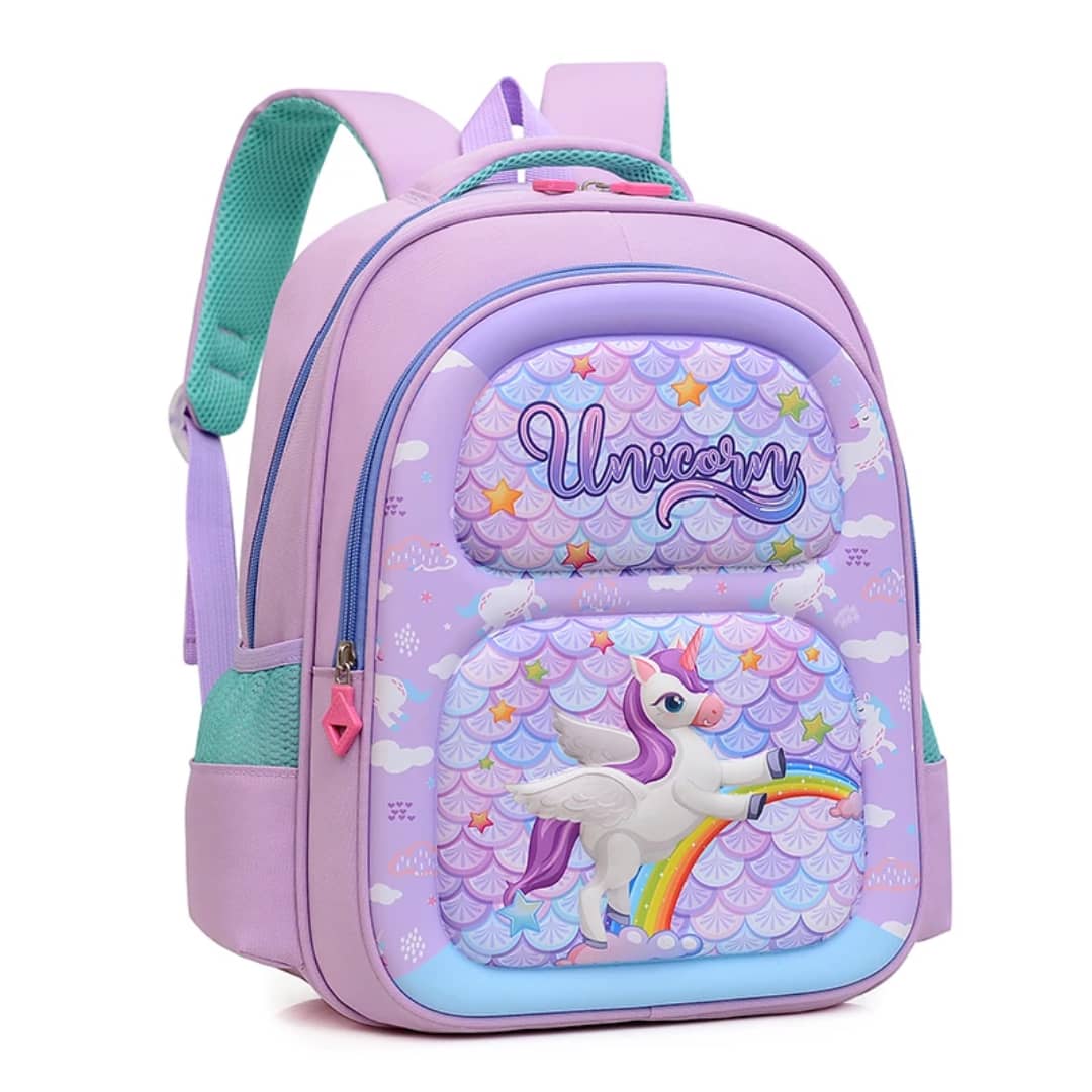 Cartoon Kids Backpack+ Free Color Pencil