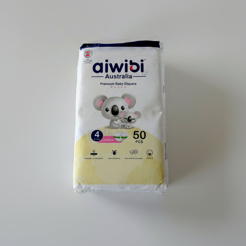 Aiwibi baby diapers Jumbo Pack Large 50 pieces available from Beks Ghana