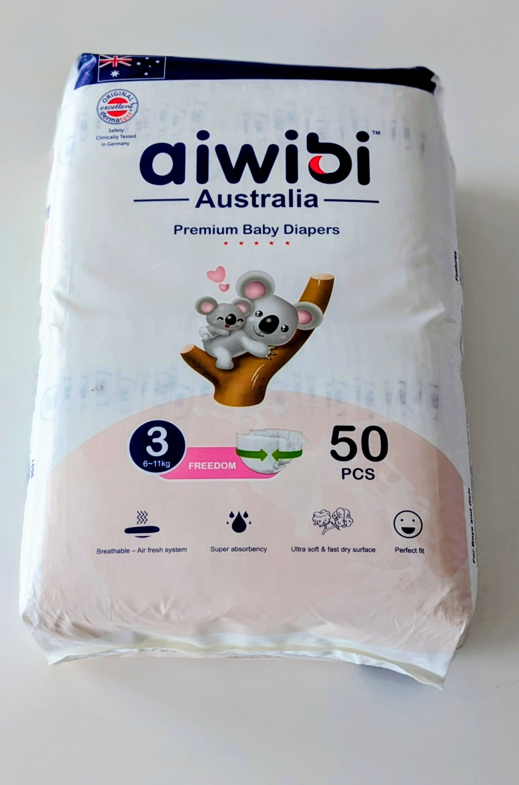 Aiwibi Diapers Jumbo Pack M 50pcs