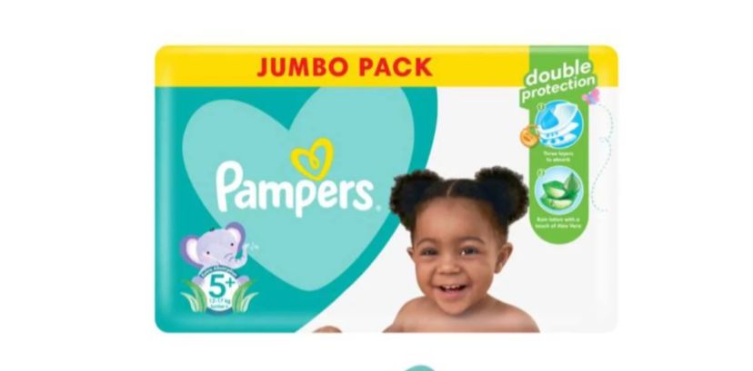 Pampers Jumbo 5+ – diaper product photo at Beks Ghana