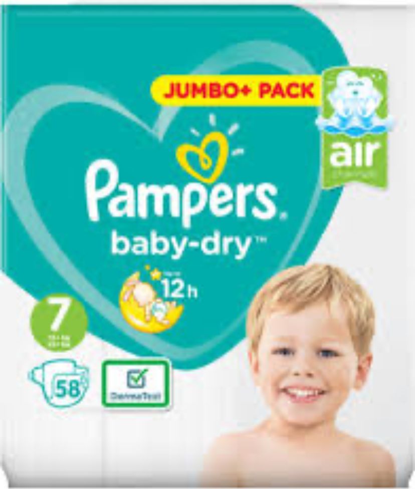 Pampers Jumbo 7 – diaper product photo at Beks Ghana