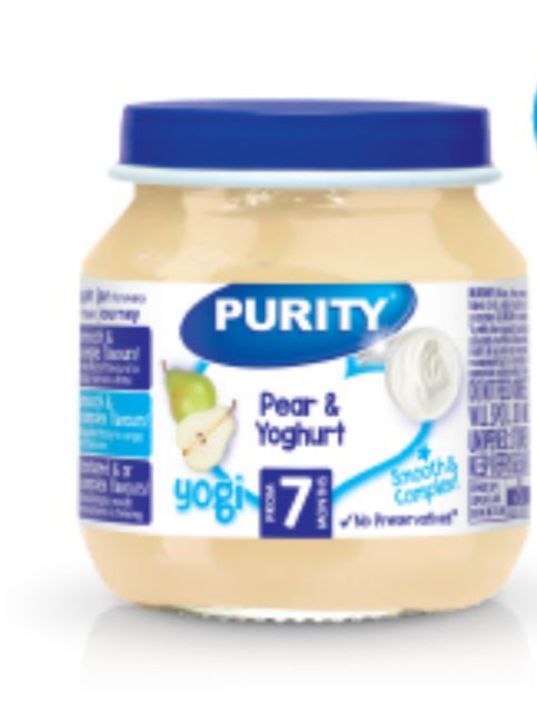 Purity Medium Pear & Yoghurt Flavour tray (200mlx6x4) Tray packaging - available at Beks Ghana