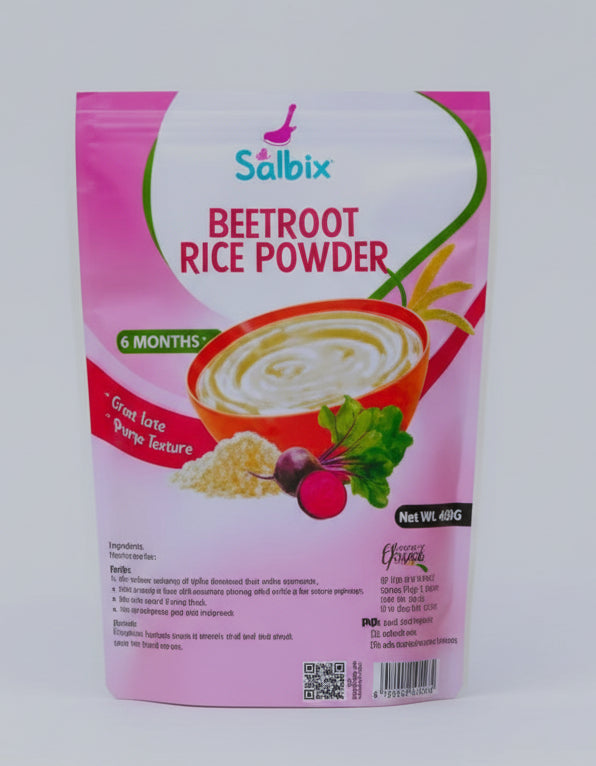 Salbix beetroot rice powder 400g Single packaging - available at Beks Ghana