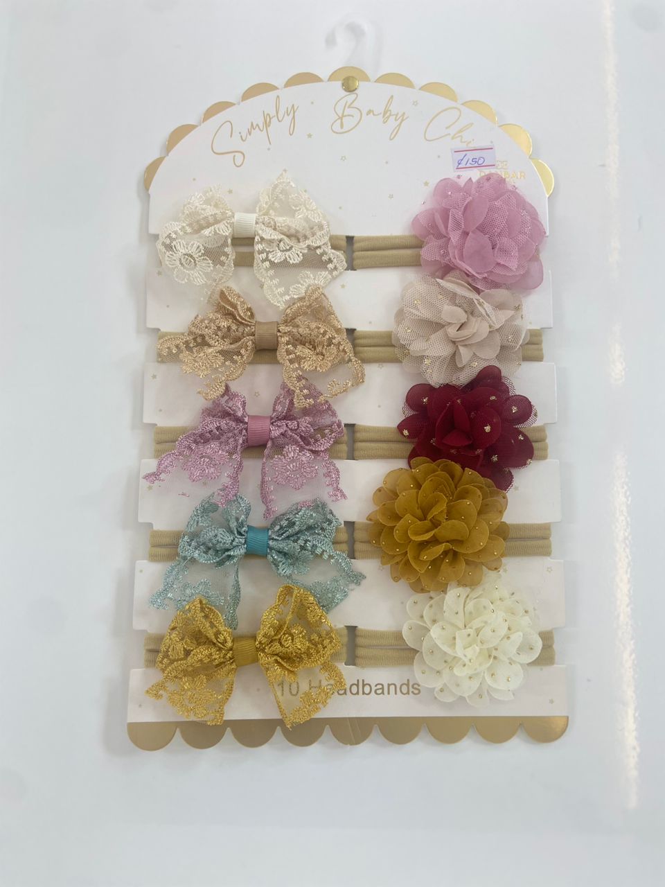 Simply Baby chick Danbar Bow clip ( 10 pack) – accessory item for kids