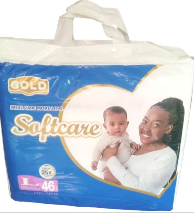 Softcare Gold Hospital Pack Large (12pcs X10) – diaper product photo at Beks Ghana