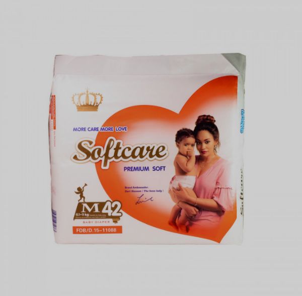 Softcare Premium Pack Medium – diaper product photo at Beks Ghana