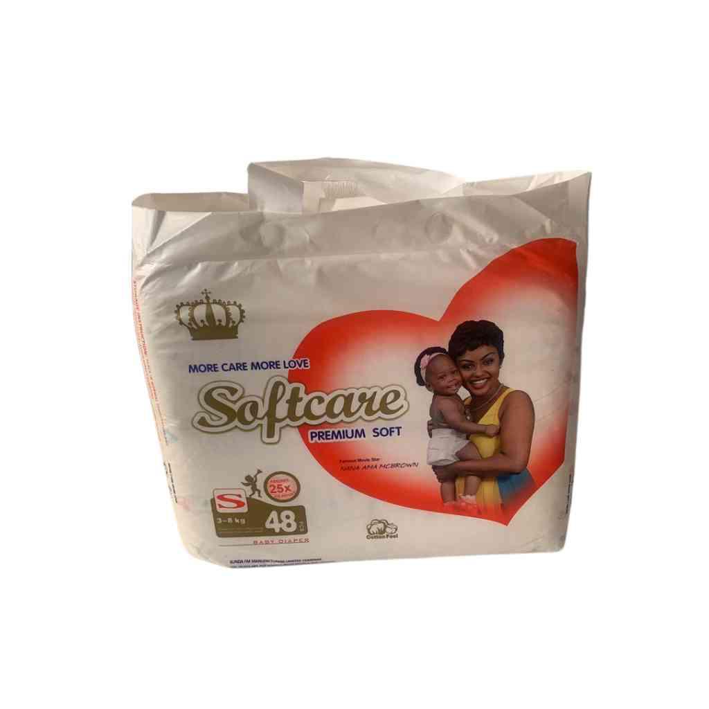 Softcare Premium Soft (12pcs X 10) Small – diaper product photo at Beks Ghana