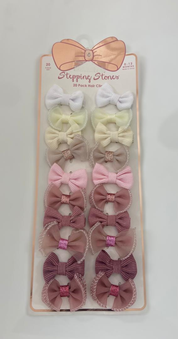 Stepping Stones 20 pack hair clip – accessory item for kids
