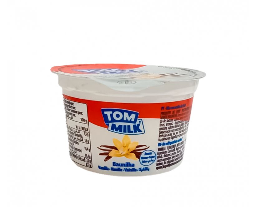 Tom milk Vanilla 100g packaging - available at Beks Ghana