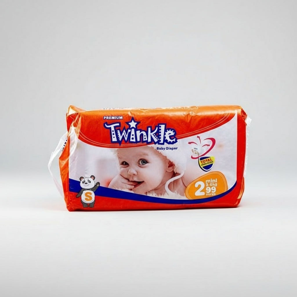 Twinkle Diapers size 2(3-6Kg) – diaper product photo at Beks Ghana